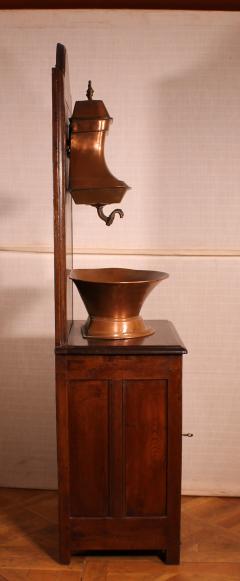 Washstand With Copper Reservoir 19th Century france - 2305049