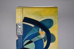 Wassily Kandinsky Art Deco Buffet Painted In The Style Of Kandinsky 1980s - 1940770