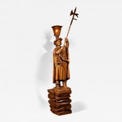 Wasyl Orysik Ukraine Interest Amusing Sculpture Of A Night Watchman - 3272573
