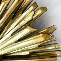 Water Gilded Chapel Sunburst Flush Light - 3039795