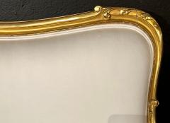 Water Gilt French Settee Sofa or Loveseat One of a Compatible Pair 1930s - 2955470
