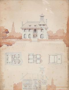 Watercolor Architectural Rendering - 2096532
