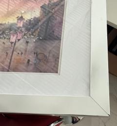 Watercolor Painting of Riva Schiavon Venice - 4388199