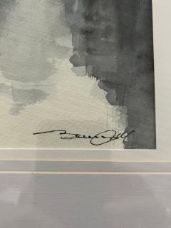 Watercolor Painting of Venetian Canal - 4388193