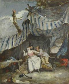 Watercolor attributed to Taunay - 434054