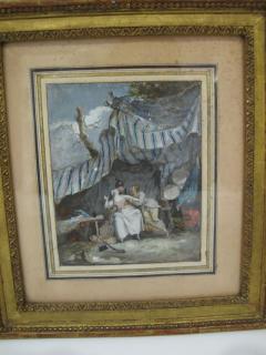 Watercolor attributed to Taunay - 434055