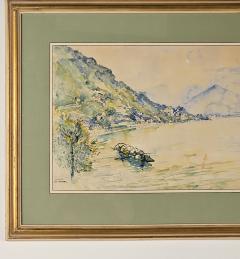 Watercolor by Joseph M Raphael 1869 1950  - 3391743