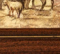 Watercolor of Sheep U S A circa 1950 - 4013849