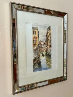 Watercolor of Venice by Noted Artist Bonazzon - 4621946