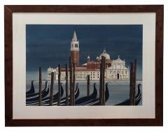 Watercolor on Paper Chiesa di San Maggiore Venice signed Michael Dunlavey - 1301719