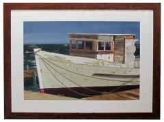 Watercolor on Paper Northwind Bodega Bay California by Michael Dunlavey - 1284192