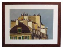 Watercolor on Paper Rooftops of Paris by Michael Dunlavey - 1285637