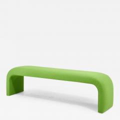 Waterfall Bench in Green Boucle 1970 - 2790997
