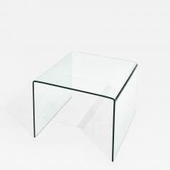 Waterfall Glass End Table 1980 - 2059874