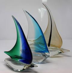 Wave Murano Glass Murano Glass Sailboats - 660302