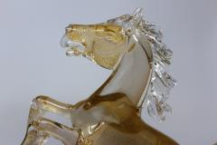 Wave Murano Glass Stallion Hand Formed in Murano - 658140