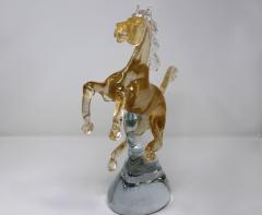 Wave Murano Glass Stallion Hand Formed in Murano - 658141