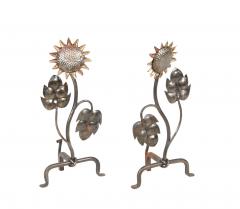 Waving Sunflower Andirons - 4443867