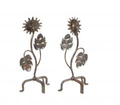 Waving Sunflower Andirons - 4443870