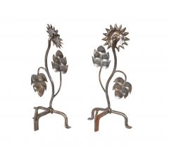 Waving Sunflower Andirons - 4443871