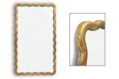 Wavy Gilt Wood Mirror - 3921234