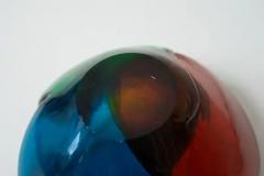 Wayne Husted Rare Wayne Husted for Blenko Tri Color Glass Bowl Made in Italy 1958 - 4080108