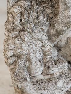 Weathered Stone Hercules Garden Statue France Mid 20th C  - 4562266