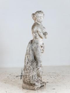 Weathered Stone Hercules Garden Statue France Mid 20th C  - 4562269