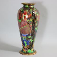 Wedgwood Fairyland Flame Lustre Imps on Bridge Vase - 2176835