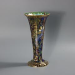 Wedgwood Fairyland Lustre Butterfly Women Trumpet Vase - 3943086