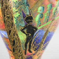 Wedgwood Fairyland Lustre Imps on Bridge Vase - 3598856