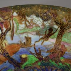 Wedgwood Fairyland Lustre Jumping Faun Lily Tray - 3640637