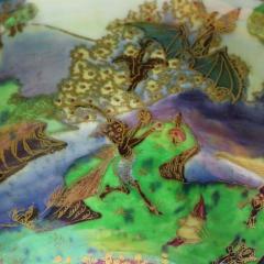 Wedgwood Fairyland lustre Woodland Bridge Imperial Bowl - 3646943