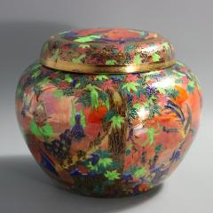 Wedgwood Flame Fairyland Lustre Fairy Slide Covered Vase - 3929817