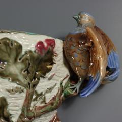 Wedgwood Majolica Bird on Nest Wall Pocket - 4513968