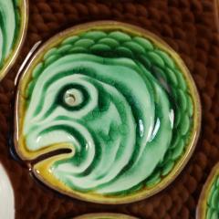 Wedgwood Majolica Fish Heads Oyster Plate - 3118338