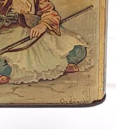 Well Decorated Biscuit Tin in Orientalist Themes England circa 1900 - 2444883