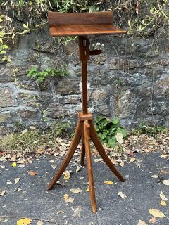 Wendell Castle MID CENTURY ORGANIC MODERNIST WOOD ADJUSTABLE MUSIC STAND WITH FOUR FOOTED BASE - 3355481