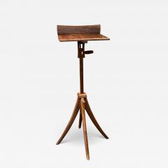 Wendell Castle MID CENTURY ORGANIC MODERNIST WOOD ADJUSTABLE MUSIC STAND WITH FOUR FOOTED BASE - 3360486