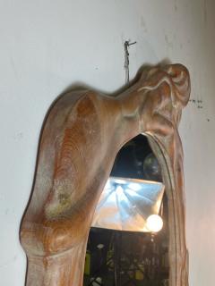 Wendell Castle MODERNIST ORGANIC SCULPTURAL CARVED MIRROR - 2091129