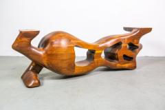 Wendell Keahler Unique Sculptural Coffee Table by American Craftsman Wendell Kahler - 1017572