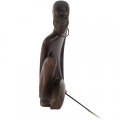 Werkst tte Hagenauer Elegent Hagenauer Werkst tte African Warrior Sculpture - 4609445
