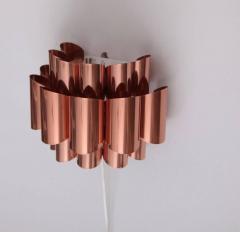 Werner Schou Pair of Copper Sconces of Wall Lights by Werner Schou - 560390