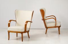 Werner West A Pair of Werner West Open Armchairs Circa 1930s - 3614946