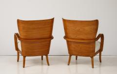 Werner West A Pair of Werner West Open Armchairs Circa 1930s - 3614948