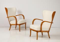 Werner West A Pair of Werner West Open Armchairs Circa 1930s - 3614949