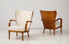 Werner West A Pair of Werner West Open Armchairs Circa 1930s - 3614952