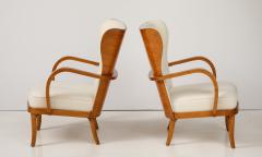 Werner West A Pair of Werner West Open Armchairs Circa 1930s - 3614953