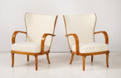 Werner West A Pair of Werner West Open Armchairs Circa 1930s - 3614955