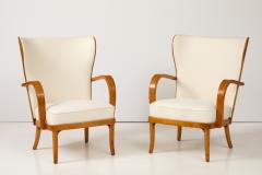 Werner West A Pair of Werner West Open Armchairs Circa 1930s - 3614956